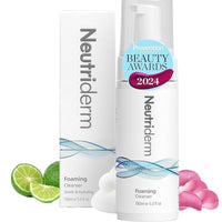 Neutriderm Foaming Cleanser Face Wash For Dry Skin: Ultra Hydrating Facial Cleanser With Niacinamide, Vitamin C, Provitamin B5 Cleansing Foam - Facial Wash Removes Makeup & Impurities - 150 Ml