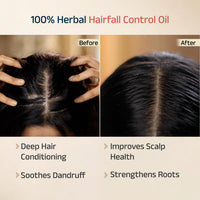 Vedix Keshamrut Herbs Infused Hair Oil for Men & Women I Control Hair Fall & Boost Hair Growth I 16+ Whole Herbs, Leaves & Flowers I No Mineral Oils & Chemicals (200ml)