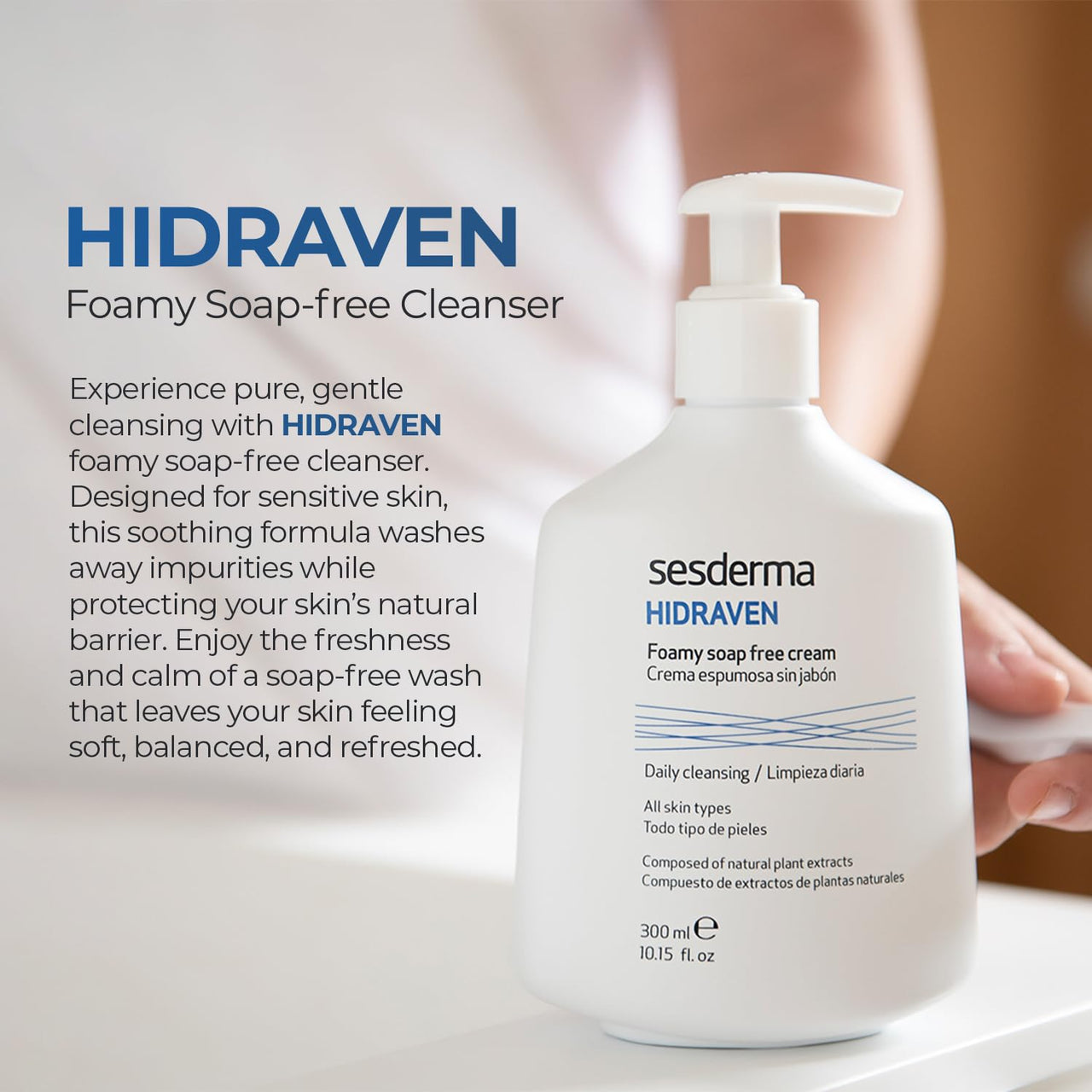 Sesderma Hidraven Foamy Soap Free Cream, 300 ml