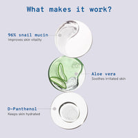 Be Bodywise Snail 96 Mucin Serum 100ml & Hydrocolloid Acne Patch (24 Dots | 3 Sizes) | Absorbs & Flattens Acne Overnight,Soothes, Hydrates & Moisturises Skin | 0.5% Niacinamide, 96% Snail Mucin