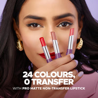 Hilary Rhoda Pro Matte Non-Transfer Lipstick | Waterproof & Smudge-Proof | 12-Hour Long Stay | 24 Shades Available | Highly Pigmented Matte Finish Lipstick | 2g - (Magent | Shade 07)