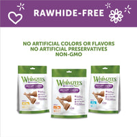 WHIMZEES by Wellness Occupy Antler Natural Dental Chews for Dogs, Long Lasting Treats, Grain-Free, Freshens Breath, Large Breed, 6 count