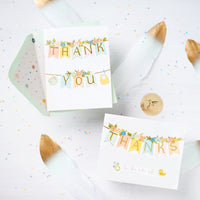 Papyrus Baby Thank You Cards with Envelopes, Floral (20-Count)