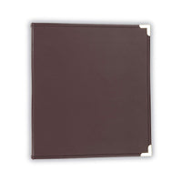 Samsill Classic Collection Executive Presentation 3 Ring Binder/Portfolio Binder, 1.5 Inch Binder, Brass Round Ring (Holds 325 Sheets), Burgundy
