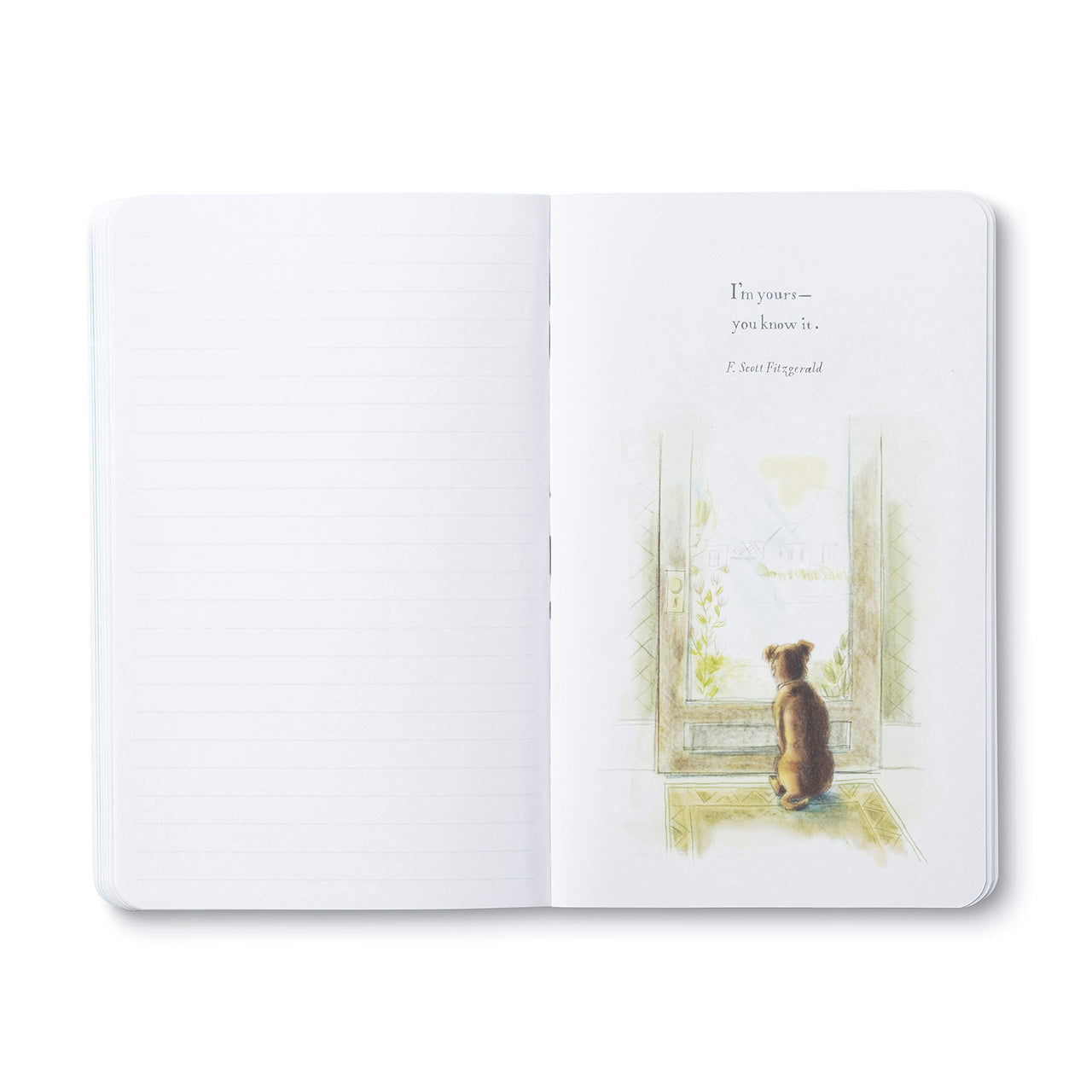 Compendium Softcover Journal - Our friend for always and always and always. – A Write Now Journal with 128 Lined Pages, 5″W x 8″H “...our friend for always and always and always.”