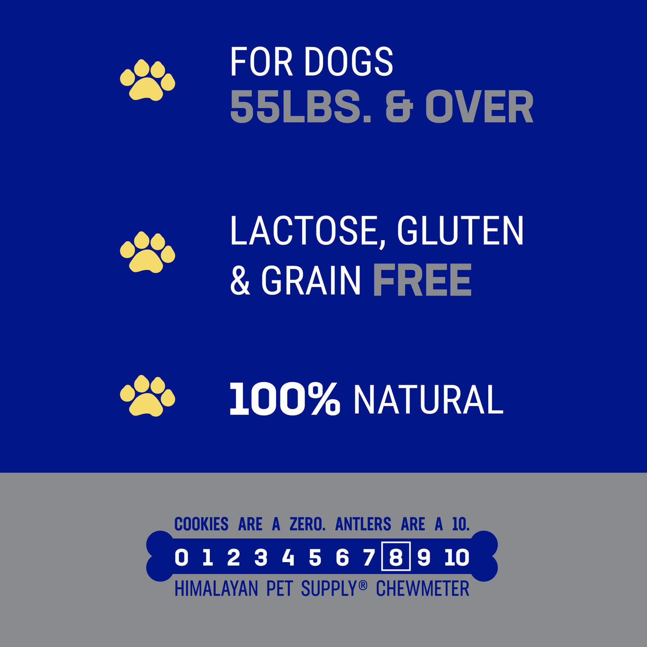 Himalayan Pet Supply Cheese Chews|Long Lasting, Stain Free, Protein Rich, Low Odor|100% Natural, Healthy & Safe|No Lactose, Gluten Or Grains|for Dogs 55 Lbs&Brown,X-Large(521015),5.3 Ounce (Pack of 1)