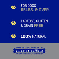 Himalayan Pet Supply Cheese Chews|Long Lasting, Stain Free, Protein Rich, Low Odor|100% Natural, Healthy & Safe|No Lactose, Gluten Or Grains|for Dogs 55 Lbs&Brown,X-Large(521015),5.3 Ounce (Pack of 1)