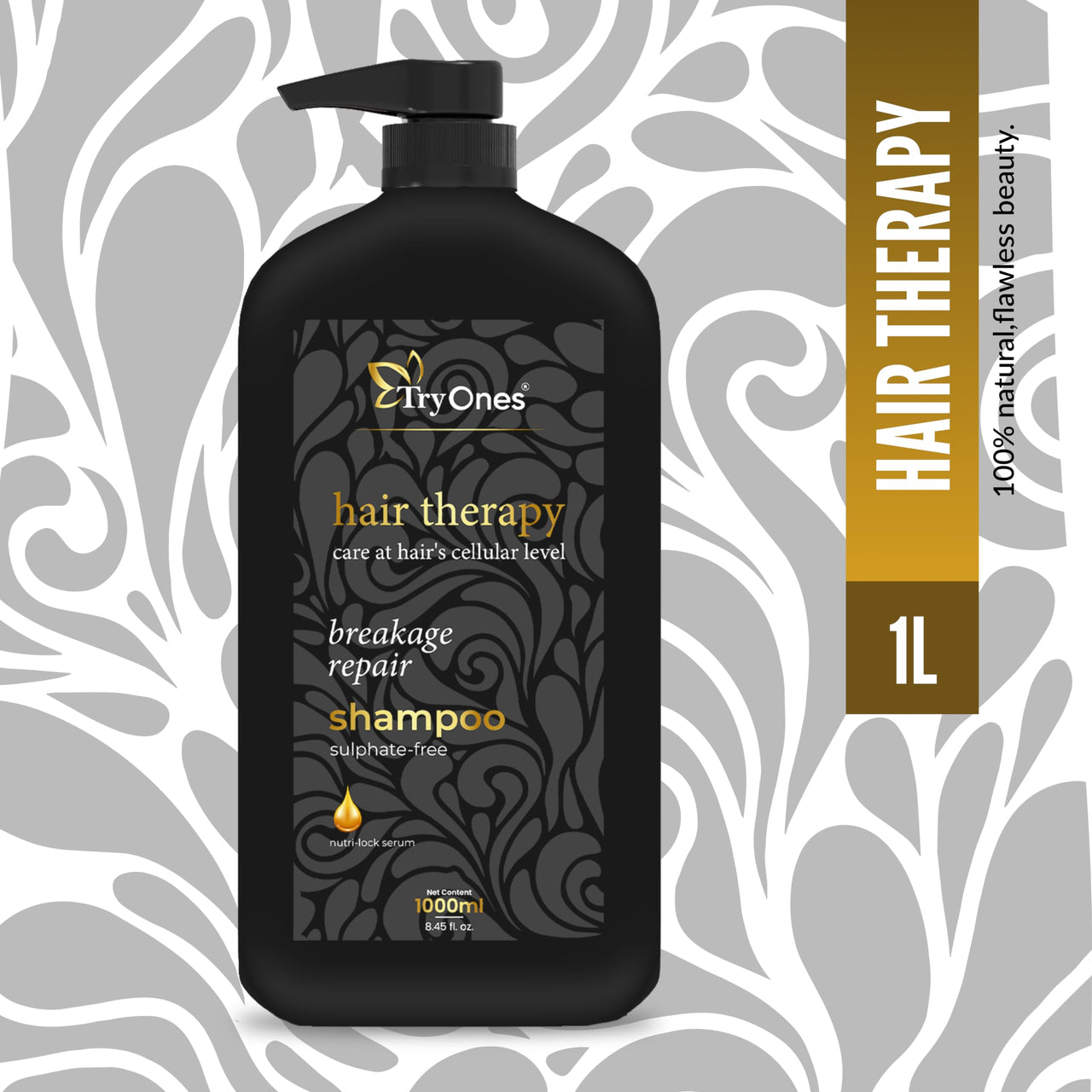 TryOnes Strengthening | Fortifying Formulation crafted in Reduce Dandruff, Prevents Hair Fall & Promote Hair Growth 1000 ml