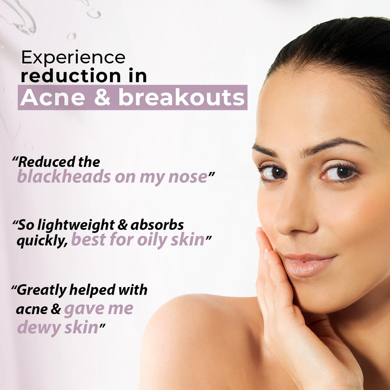 Kaya Acne Care Purifying Nourisher, Gentle/light/non-greasy daily Moisturizer for oily & pimple prone skin, 50 ml