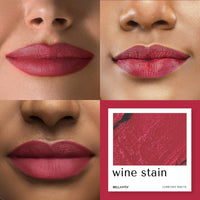 BELLAVITA Comfort Matte Bullet Lipstick | Intense Colour | Creamy Matte Finish | Intense Moisturisation | Smooth Glide | Lipsticks for Women | 4 Hr Stay, Wine Stain, 4.2 gm