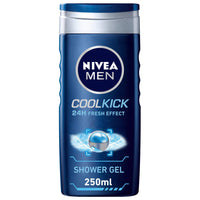 Nivea Deodorant Roll On For Women, Whitening Smooth Skin, 50ml & Shower Gel For Men, Cool Kick Body Wash, 250ml