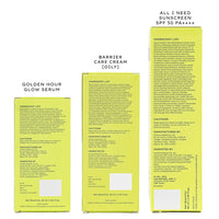 Hyphen Daily Face Care Regime for Combination & Oily Skin | 3 Step Facial Kit Routine with Face Serum, Face Cream & Sunscreen SPF 50 To Control Excess Oil & Improve Skin Barrier | Value Pack of 3