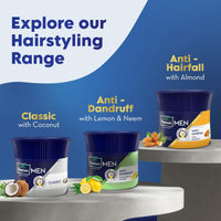 Parachute Hair Cream For Men, Anti Hairfall |Hair Cream After Shower |Non Sticky Oil Replacement Hair Cream, 100g (Pack of 3)