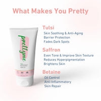 Prettyme Tulsi Rejuvenating Night Cream With Saffron - 30ml | Reduces Tan, Dark Spots & Pigmentation | Face Moisturizer For Women/Men Glowing Skin | Anti Ageing, Skin Repair & Barrier Protection
