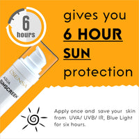 L'SENSA Sunscreen SPF 50 for Oily Skin, Anti-Tan, Waterproof Sun cream, 1% Hyaluronic Aqua Gel, Free from Oxybenzone, For Oily, Combination & Ace Prone Skin, Make-Up Friendly For Women & Men, 50Gram