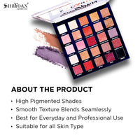 Shryoan Nude Colors Eye Shadow | 25 Color Eyeshadow Palette | High Pigmentation | Smooth Blending |Everyday and Professional Use, Paraben-Free