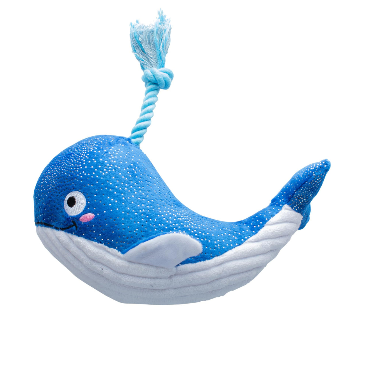 Fringe Studio Plush Dog Toy, Whale, Hello There, Pet Shop Collection (314283)