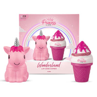 RENEE Princess Wonderland Lip Care Combo Kit - Pre-Teen Girls, Contains Snowball Lip Balm 3G & Icecream Lip Gloss 8Ml, Nourishing And Moisturizing Effect - No Parabens,Cruelty-Free & Vegan