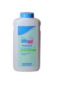 SebaMed Baby Body Lotion, For All Skin Types, 400 ml & Children’s Shampoo (50ml) & Baby Powder with Honeysuckle 200g