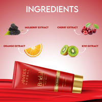 Jovees Herbal Bridal Brightening Face Wash | Ultra Radiance | For Brightening Skin | Reduces Dark Spot | For All Skin Types 120 Ml (Pack Of 3)