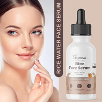 TryOnes Skin Naturals, Bright Complete 30X Vitamin C Booster Face Serum, Increases Skin's Glow Instantly and Reduces Spots Overtime for Men & Women_Rice Water Facial Serum_30ml
