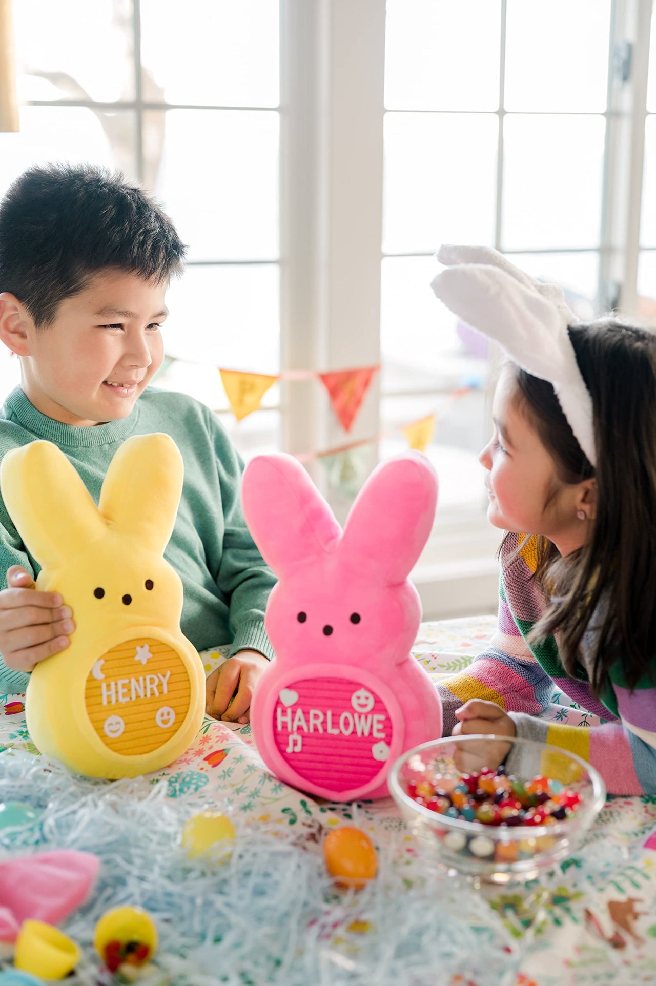 Animal Adventure 11.5" PEEPS Bunny Message Board Yellow