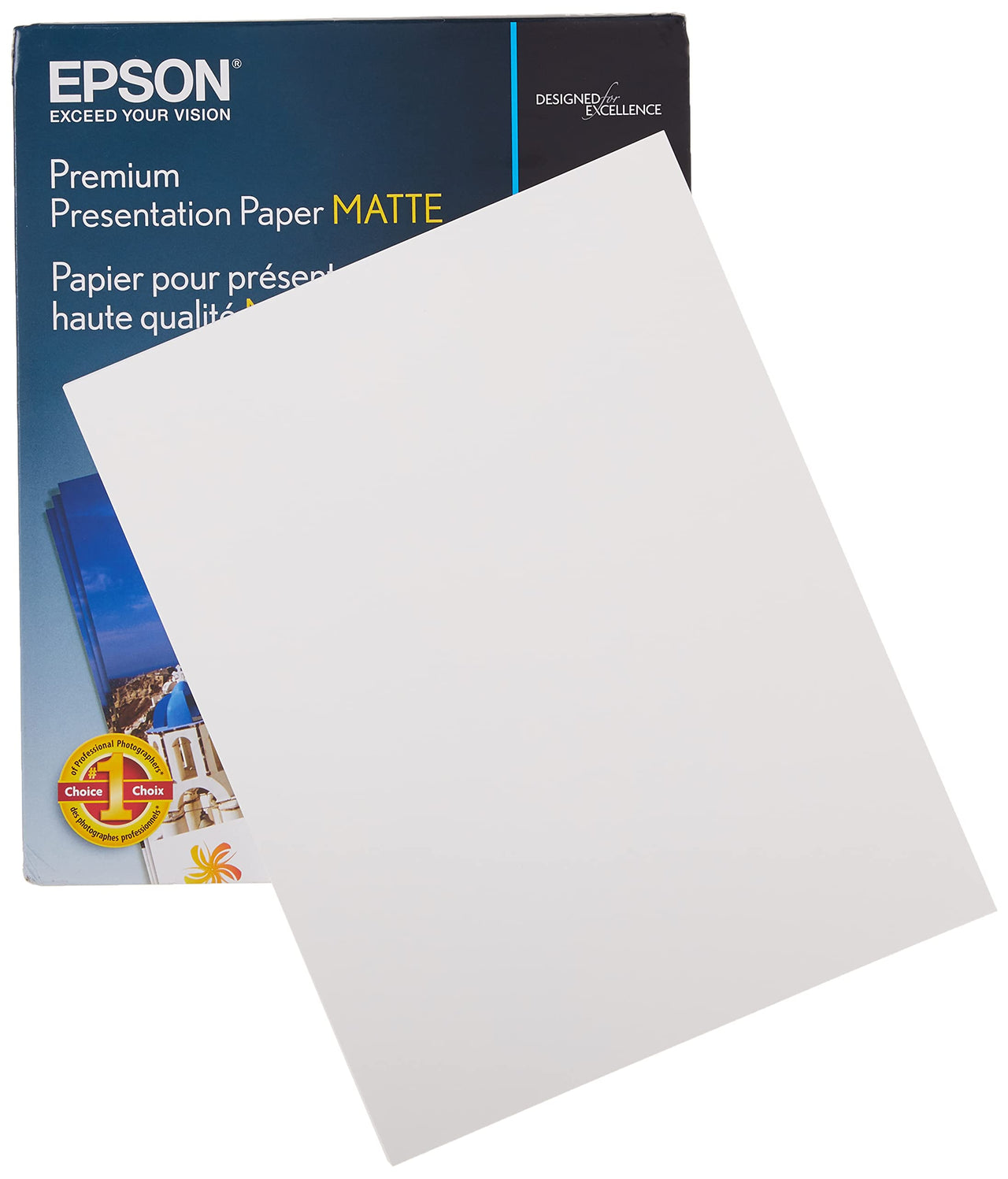 Epson Heavyweight 8.5x11 Matte Paper, 50 Sheets (S041257), 50 Count (Pack of 1)