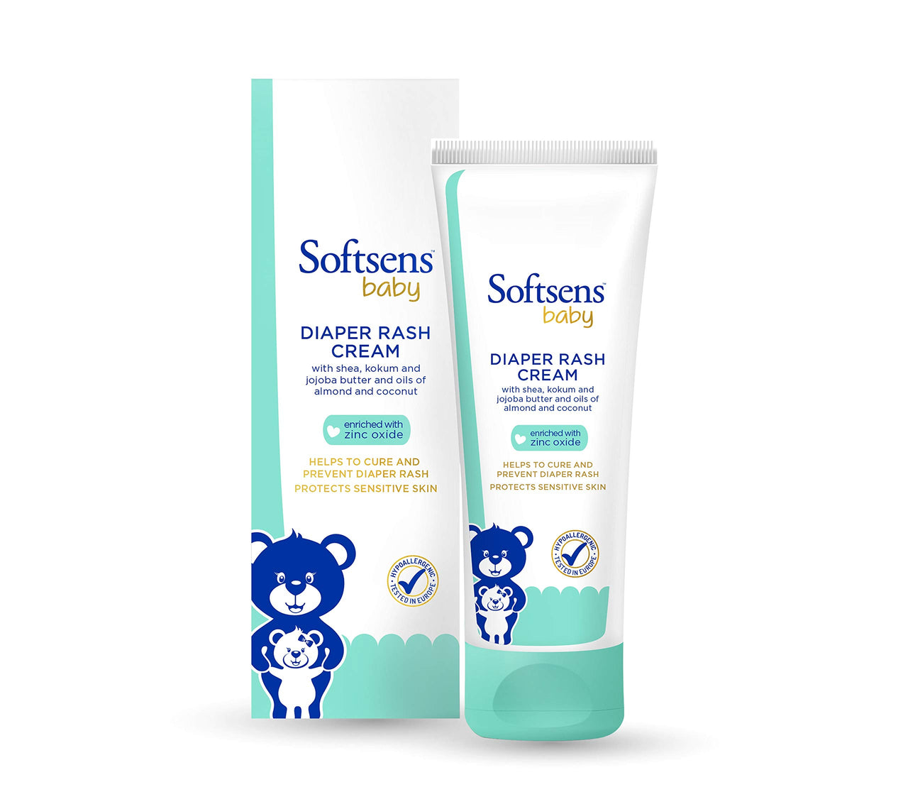 Softsens Baby Natural Diaper | Nappy Rash Cream, Enriched With Aloe Vera Juice and Shea Butter 50g