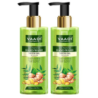 Vaadi Herbals Anti Bacterial Neem Oil and Ginger Hand Wash - 250 ml (Pack of 2)