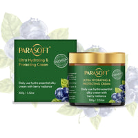 Parasoft Ultra Hydrating & Protecting Cream for Face & Body with Hibiscus extract, Shea Butter & Vitamin E for Long Lasting Hydration, Soothes Dry & Normal Skin - 100 gm
