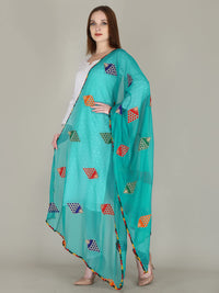 DIAMO Embroidered Chiffon Women's  Dupatta
