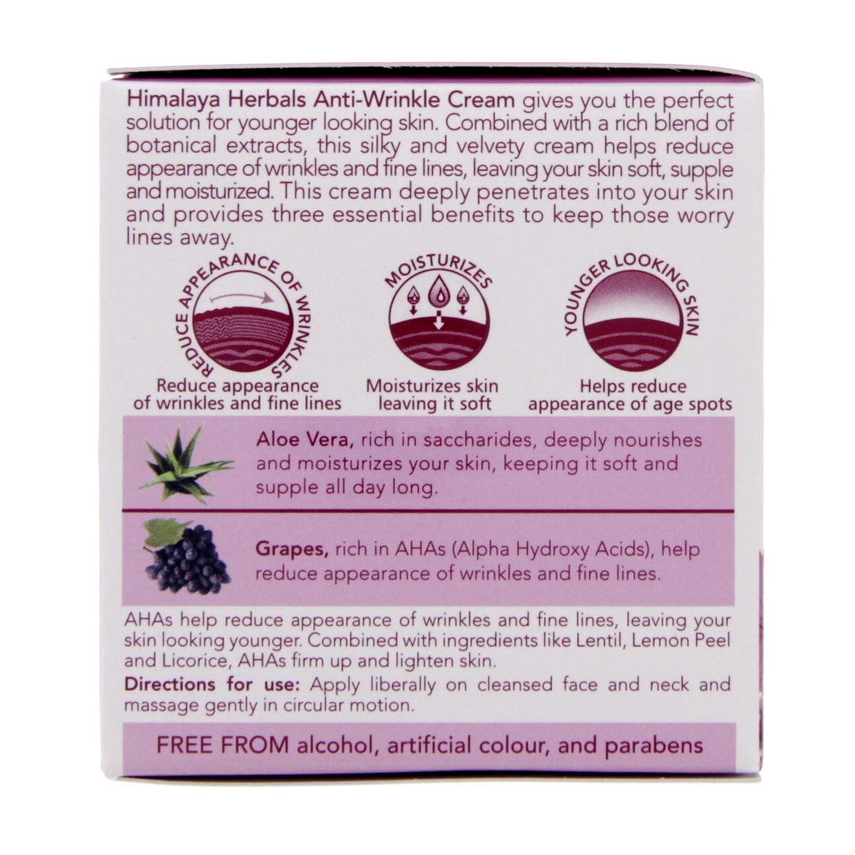 Himalaya Wellness Foot Care Cream | Moisturizes and Soothes Feet |, 50gm and Himalaya Herbals Anti-Wrinkle Cream, 50g