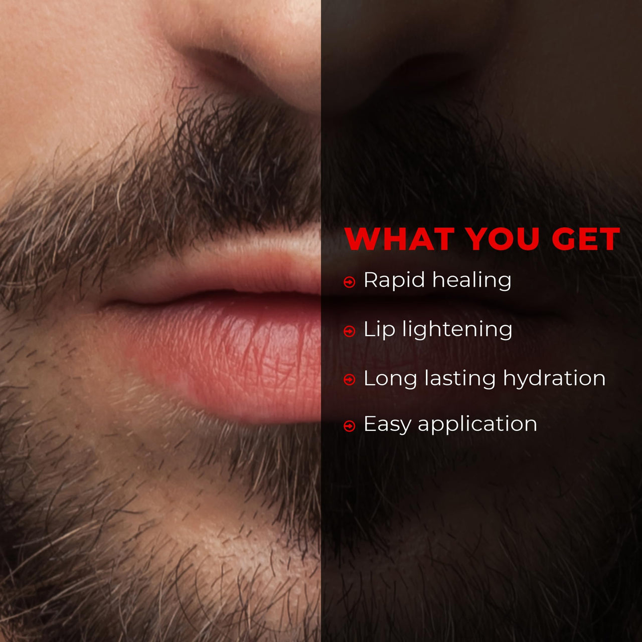 Beardo Lip Lightener for Men, 7g | Non Tinted Lip Balm for Men | Lip Balm for Dark Lips | Lip Mask for Dry & Chapped Lips | Lip Care for Smooth, Soft & Pink Lips