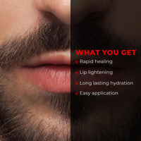 Beardo Lip Lightener for Men, 7g | Non Tinted Lip Balm for Men | Lip Balm for Dark Lips | Lip Mask for Dry & Chapped Lips | Lip Care for Smooth, Soft & Pink Lips