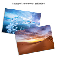 Basics Photo Paper, Semi Glossy, 4 x 6 Inch, Pack of 100 Sheets, 300g/m², White