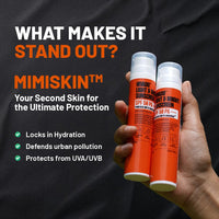 Hivado Men’s Sunscreen SPF 50 PA++++ | No White Cast, Prevents Sun Tan | Lightweight, Non-Greasy, Hydrating & Brightening Formula | UVA + UVB Broad Spectrum Sun Protection | With Mimiskin™ | For All Skin Types | 50ml