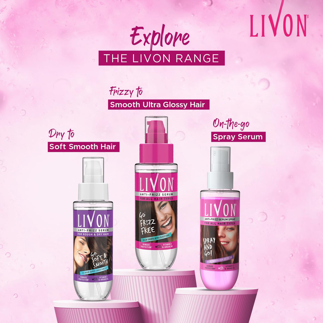 Livon Shake and Spray Hair Serum, 100 ml