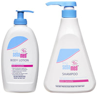 Sebamed Childrens' Shampoo, 500ml & Baby Lotion, 400ml Combo