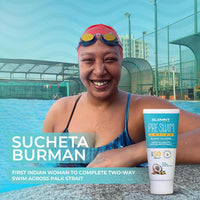 Elemnt Pre Swim Body Lotion for Kids & Adults | Chlorine Protection, Anti-tan Body Lotion, Protection from Sea Water Impurities & Pool Chemicals | Upto 60 mins of Water Resistance | 50 gm