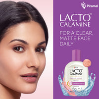 Lacto Calamine Face Lotion for Oil Balance - Oily Skin - 120 ml & Lacto Calamine Oil Control Face Wipes with Neem, Vitamin B3 and Aloe Vera, No Parabens, Alcohol Free, White, 60 Count, Pack of 2