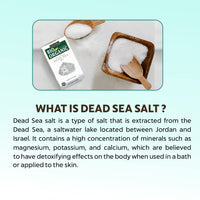 INDUS VALLEY Bio Organic 100% Natural Dead Sea Salt for Skin Healing and Hydration - (250g)
