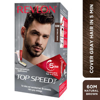 Revlon Top Speed Hair Color - Men -Natural Brown 60M