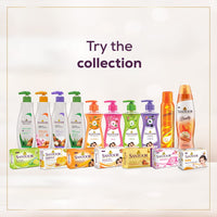 Santoor Sandalwood and Almond milk Organic Soft Bath Soap for Softer, Smoother and Moisturised Skin, Combo Offer 150 g pack of 12