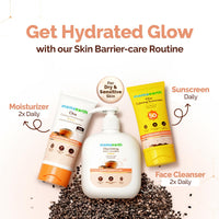 Mamaearth Chia Calming Moisturizer with Chia Seed & Ceramides for Healthy Skin Barrier | For Hydrated Glow | Co-Created with Dermats | For Dry & Sensitive Skin | 24H Long Lasting Moisturization | Fragrance Free | 80 g