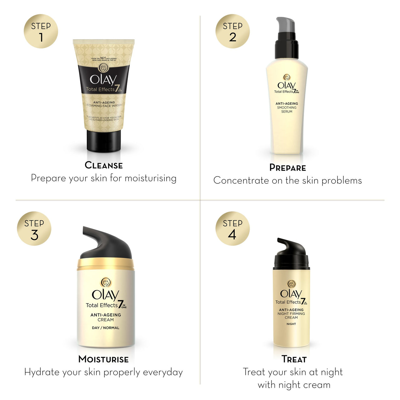 Olay Total Effects 7-In-1 Anti-Ageing Day Cream Normal, 50g