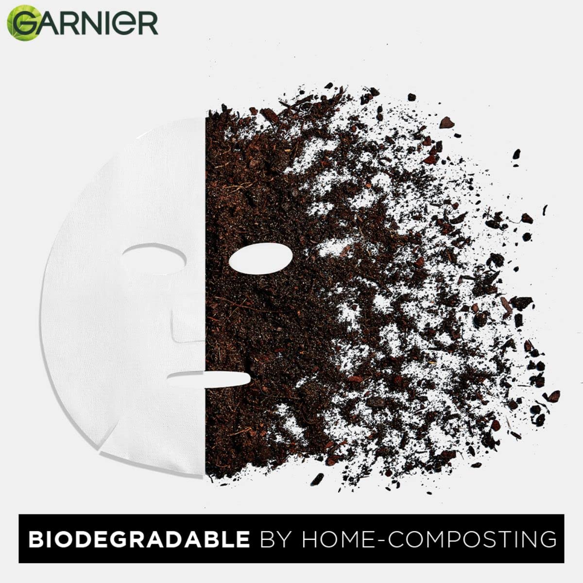 Garnier Skin Naturals, Face Mask, Hydrating & Detoxifying, Black Serum Mask Pure Charcoal, 1 pc, 28gg