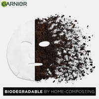 Garnier Skin Naturals, Face Mask, Hydrating & Detoxifying, Black Serum Mask Pure Charcoal, 1 pc, 28gg