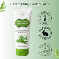 Glivia Aloe Vera & Neem Face Wash – Hydrating, Soothing & Purifying Cleanser for Acne & Oily Skin, Gentle Herbal Face Wash, 100 ML