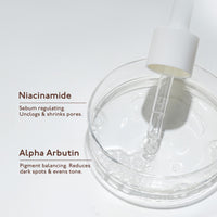 Asaya 10% Niacinamide Face Serum | With Alpha Arbutin & Zinc PCA | Fades Acne Marks, Dark Spots & Blemishes | Controls Sebum & Minimizes Pores | Brightens Skin & Evens Tone | With Tripeptide & Vitamin E for Barrier Repair | Lightweight & Non-Comedogenic |