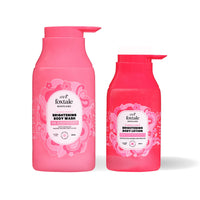 Foxtale Brightening Body Wash & Body Lotion SPF 30 | With Glycolic Acid, Niacinamide, Vitamin C | For Smooth & Glowing Skin | 6+ hrs Odor Control | Long Lasting Fragrance | All Skin Types | 250 ml